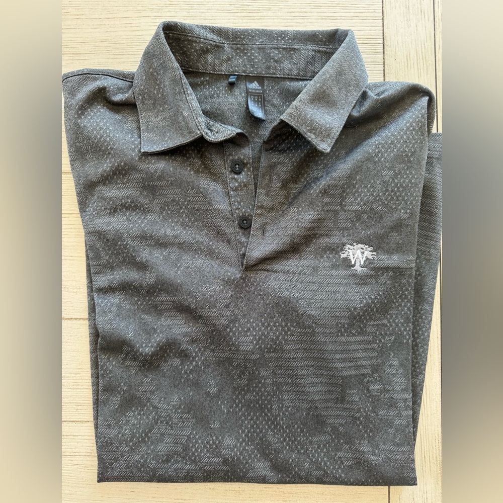 Adidas Men’s Short-sleeved Golf Shirt Bundle - Gray/Maroon/Tan - Size M